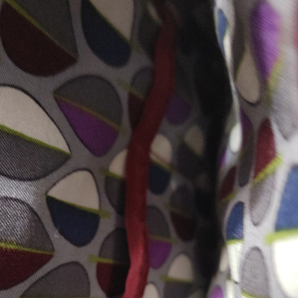 Quilted Burgundy Vera Bradley Shoulder Bag - Picture 8 of 8